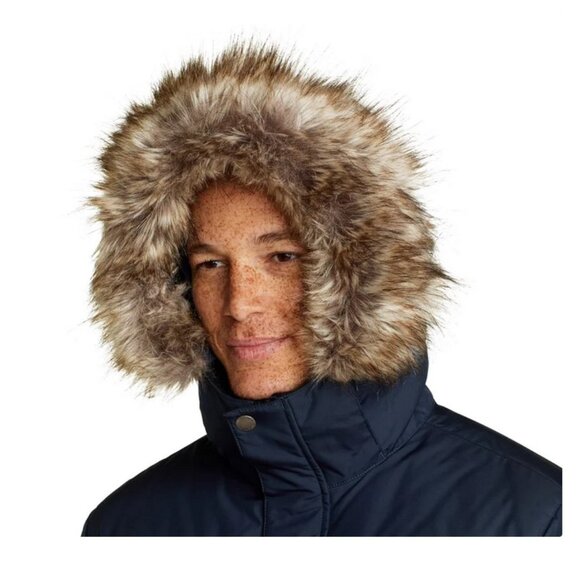 Eddie Bauer Men's 650 Fill Down Parka Blue Size S/M/L/XL NEW - Picture 5 of 7